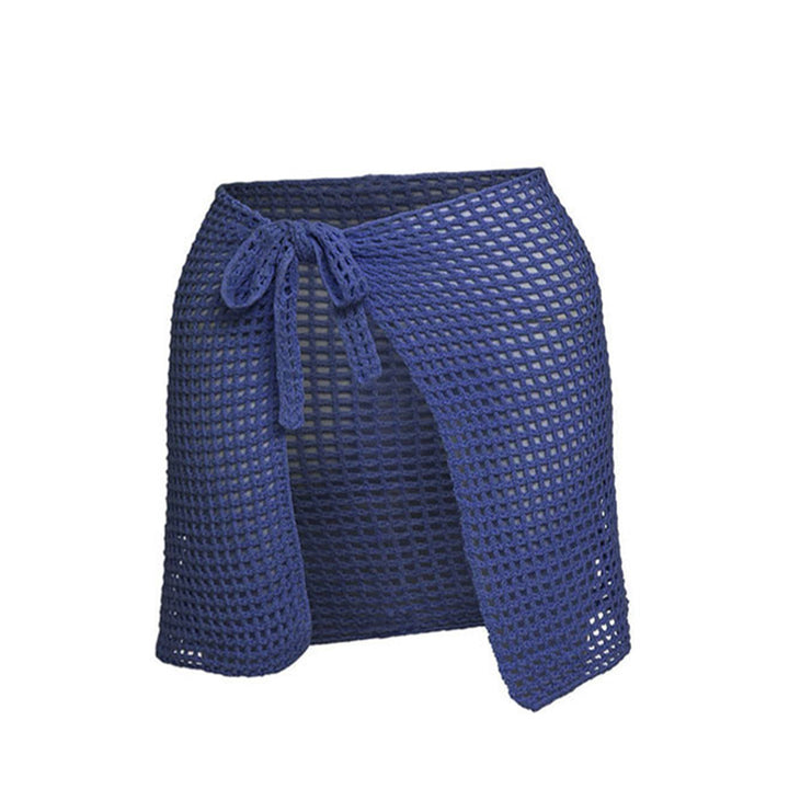 Dame bade shorts med knap silhuet og maritim stribemønster Stilla