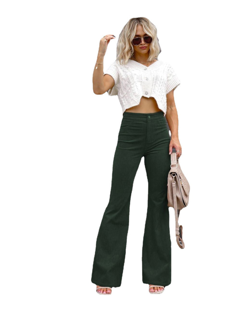 Dame Mode Høj talje-flared-jeans Stilla