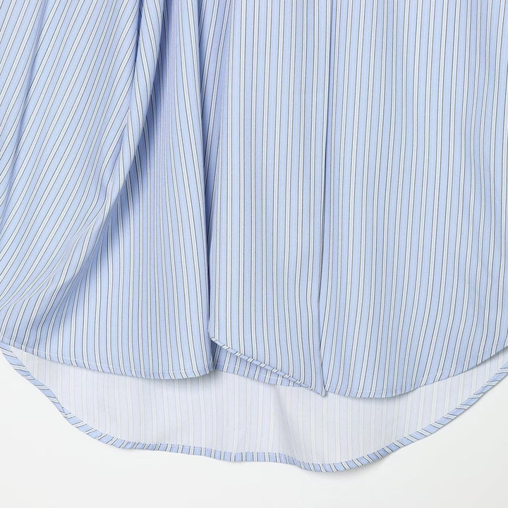 Damebluse med moderne snit og unik bindekrave Skovae