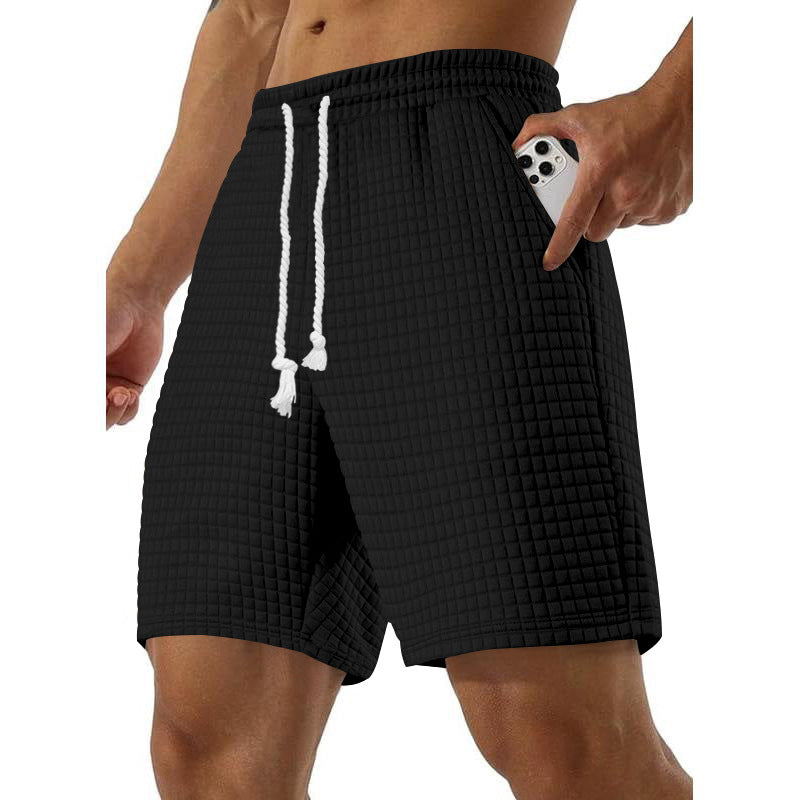 Herrer Komfortable fritids-shorts med praktiske lommer og elastisk talje Stilla