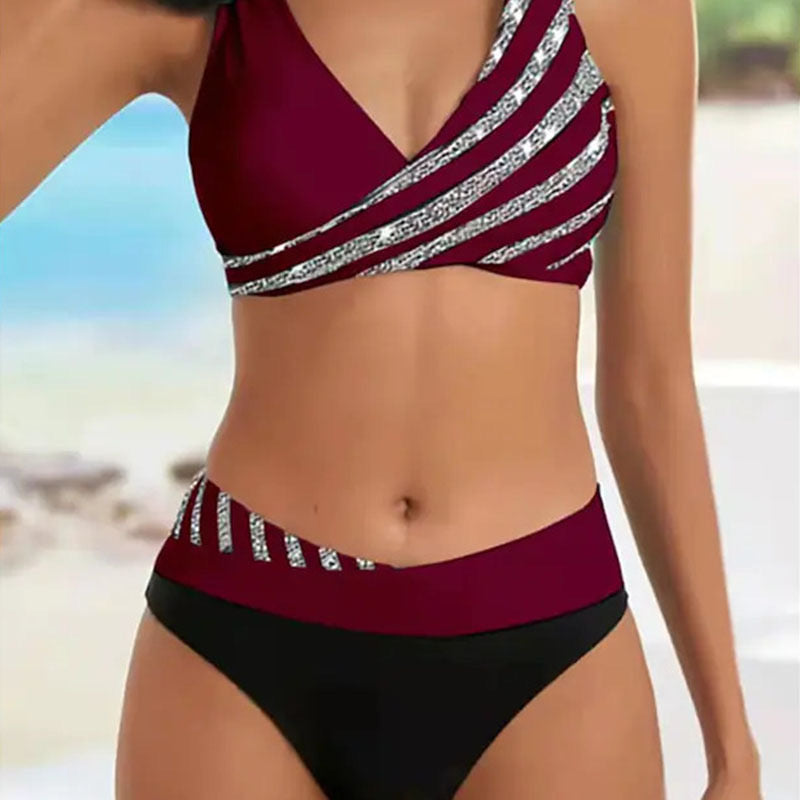 Dame bikini sæt med innovativ gradient skovæ