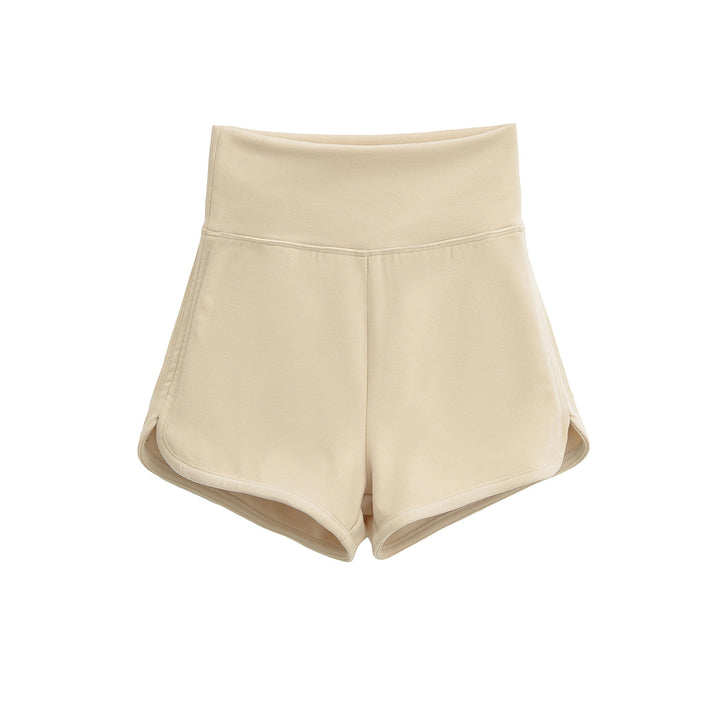 Dame Sporty High-Waist Shorts lavet af åndbart materiale med elastisk talje Stilla