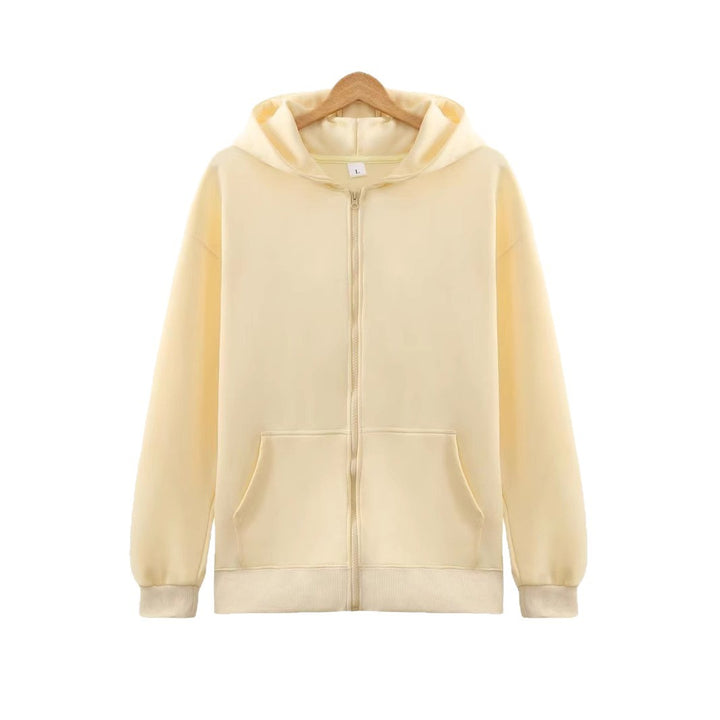 Dame hoodie jakke med fuld lynlås og praktiske lommer Skovae