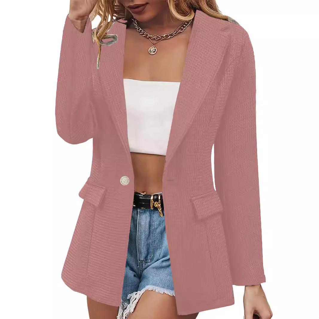 Dame Klassiker Elegant Blazer Stilla