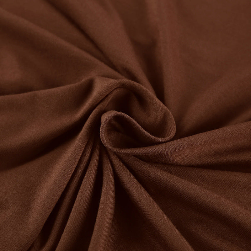 Dame asymmetrisk overdel med afslappet draperingsdesign Skovae