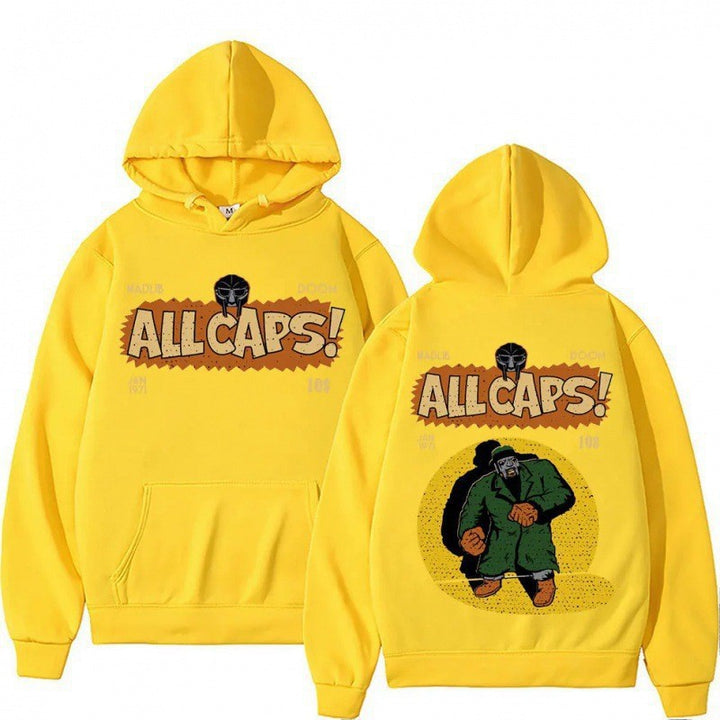 Kvinders hoodie med kreativt tegneserieprint Skovae