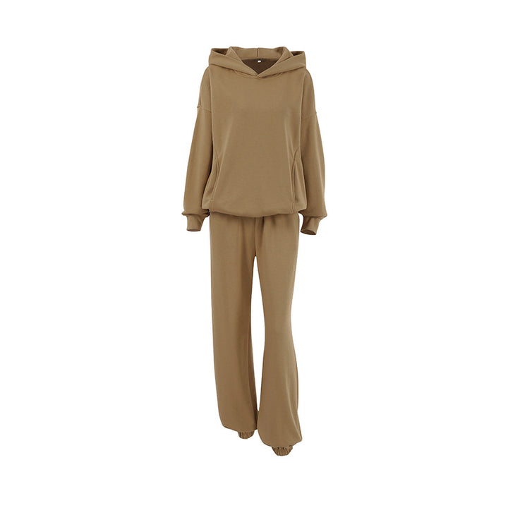 Dame behagelig fritidsdragt med oversized hoodie og afslappede joggingbukser Stilla