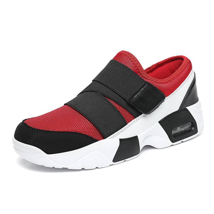 Dame nan Slip-on sneakers med bred elastisk rem, åndbart mesh og formet dæmpningssåle Skovae