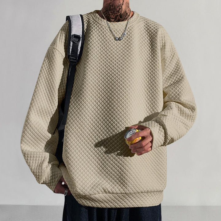 Herrer Oversized Sweatshirt med struktureret design Stilla