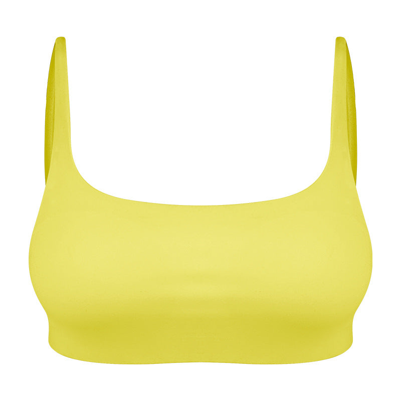 Dame sporty bustier lavet af højt åndbart materiale med sømløs forarbejdning Stilla