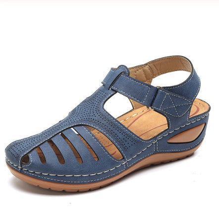 Dame Åndbare Komfort-Sandaler med justerbar rem og ergonomisk fodseng Stilla