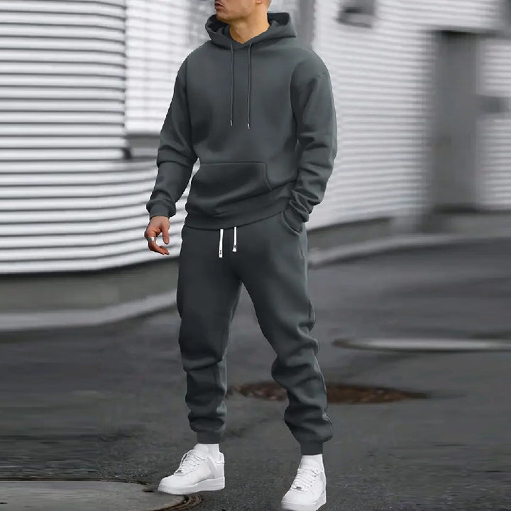 Herreur sporty hoodie tracksuit lavet af høj kvalitet svedstof Skovae