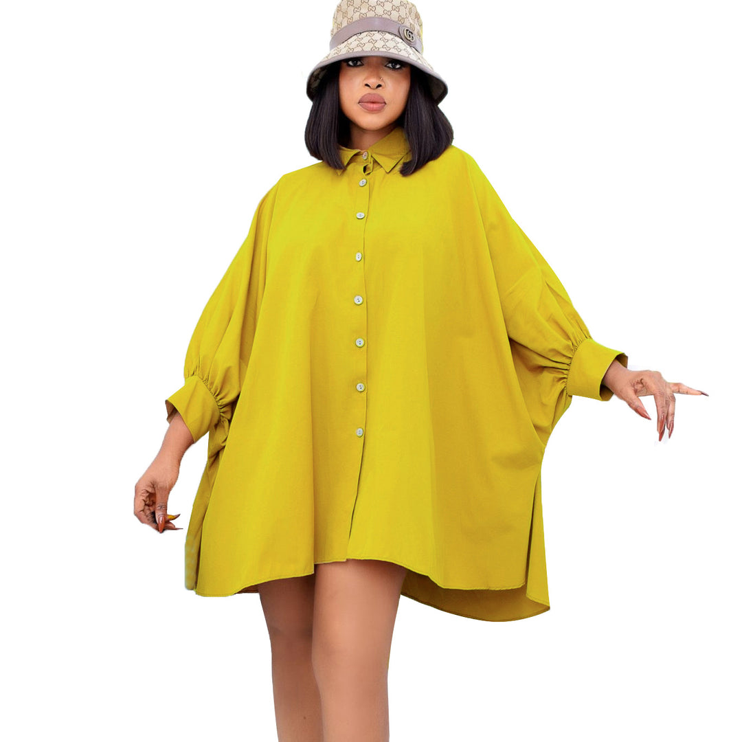 Damebluse med oversized skæring og elegante knapper Stilla