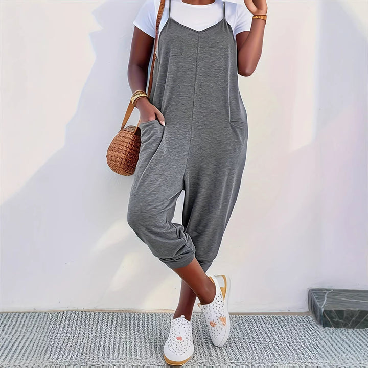 Dame jumpsuit med komfortabel pasform og praktiske lommer Stilla