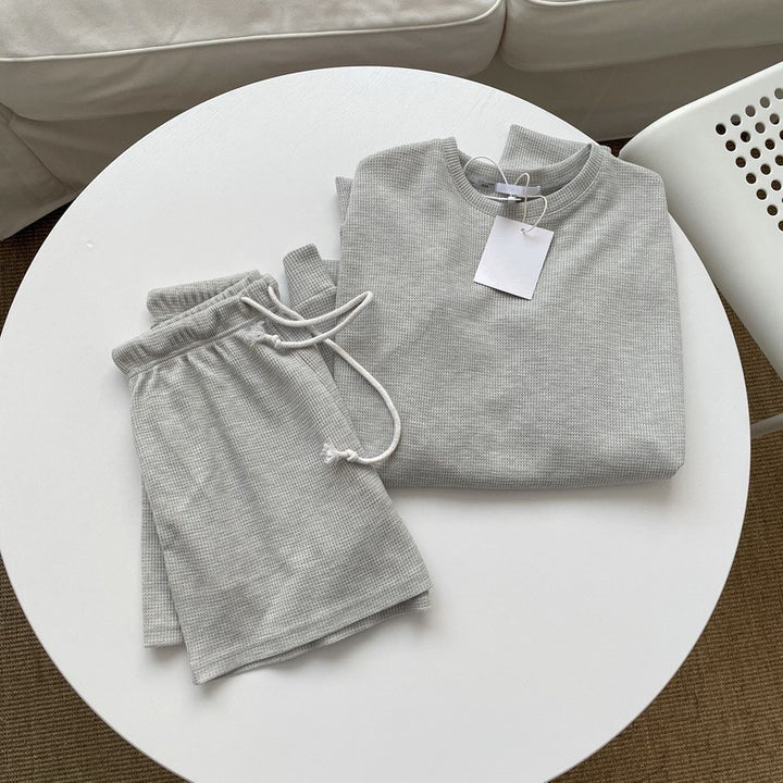 Femme Waffle Knit Loungewear Set Stilla