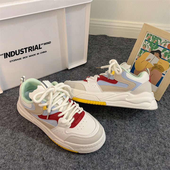 Dame Sporty Retro-Sneakers med åndbar mesh-struktur og dæmpende sål Stilla