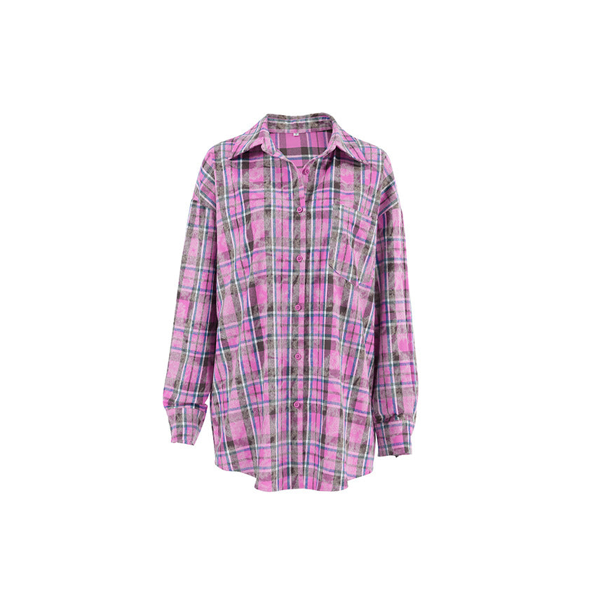 Dame Oversized Skovmandsskjorte med afslappet snit Stilla