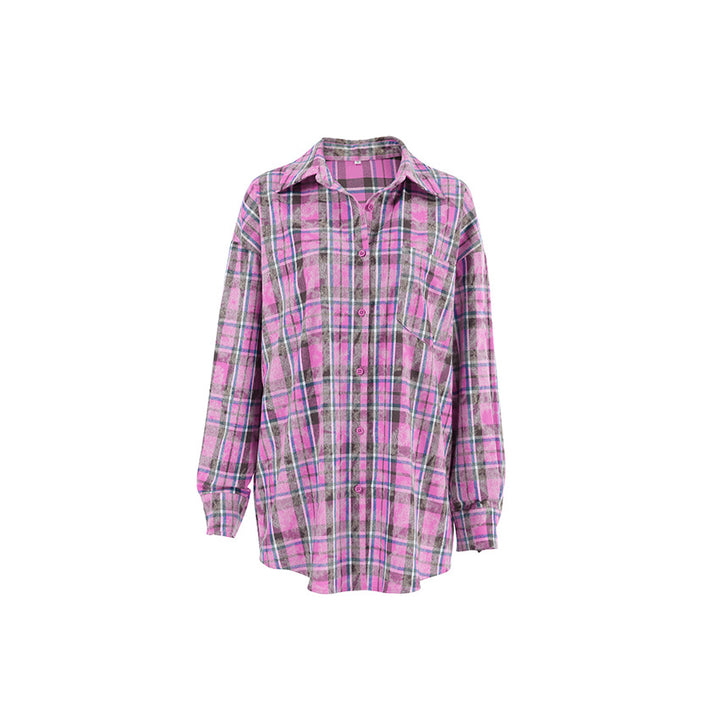 Dame Oversized Skovmandsskjorte med afslappet snit Stilla