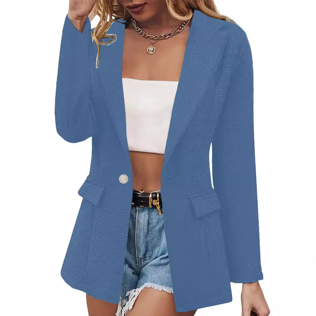 Dame Klassiker Elegant Blazer Stilla