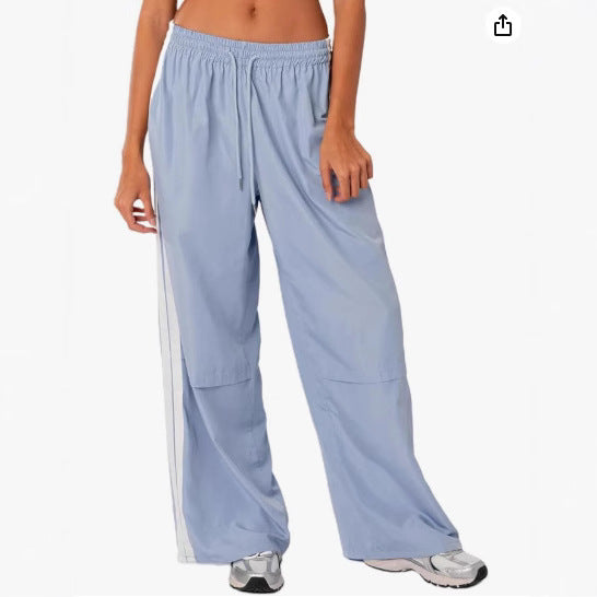 Dame sporty brede joggingbukser med sideline Stilla