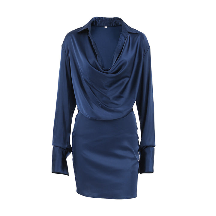 Dame Minikjole med asymmetrisk skæring og elegant Off-Shoulder Design Stilla