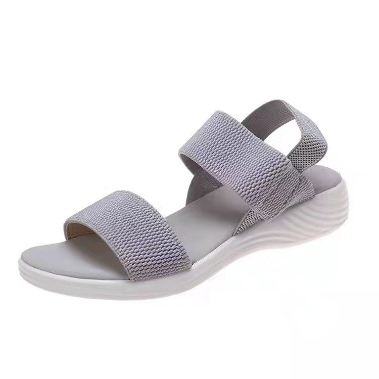 Dame Åndbare Sandaler med elastiske Remme og komfortabel Sål Stilla