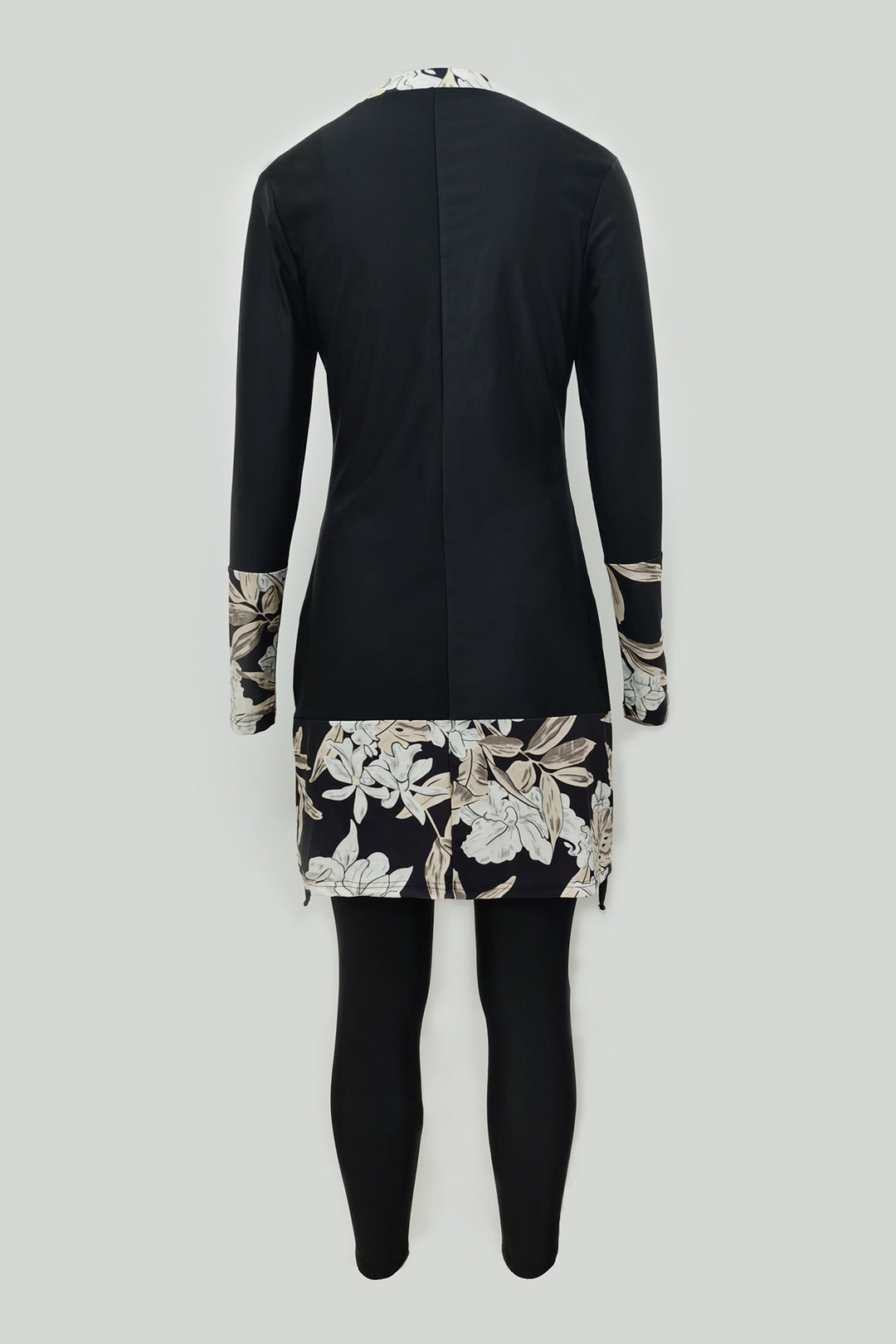 Dame sportskjorte med hætte og blomstret design Stilla