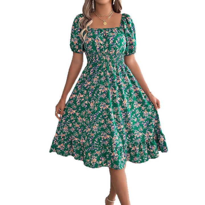 Dame Off-Shoulder Kjole med rynket Design Stilla