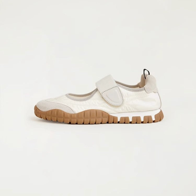 Dame Komfortable Hal shoes med velcro Stilla