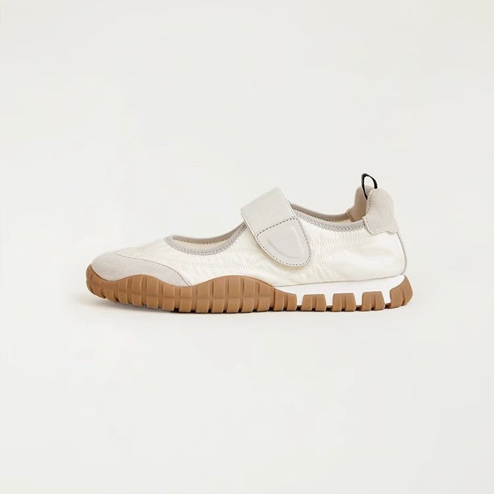 Dame Komfortable Hal shoes med velcro Stilla