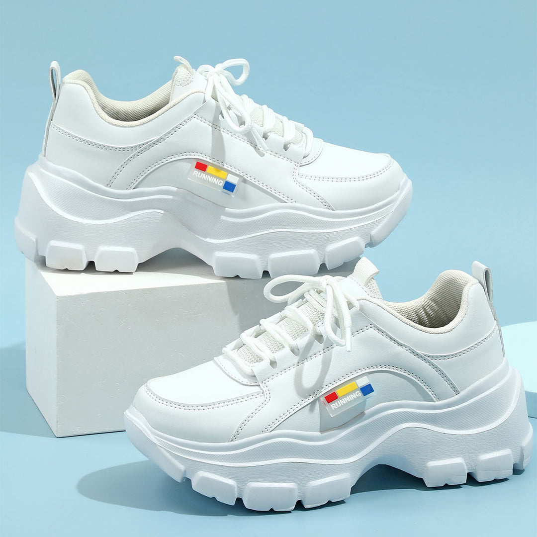 Dame komfortable hverdags-sneakers med dæmpende sålprofil Stilla
