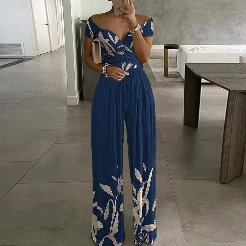 Dame blomster mønster kombi-overall Stilla
