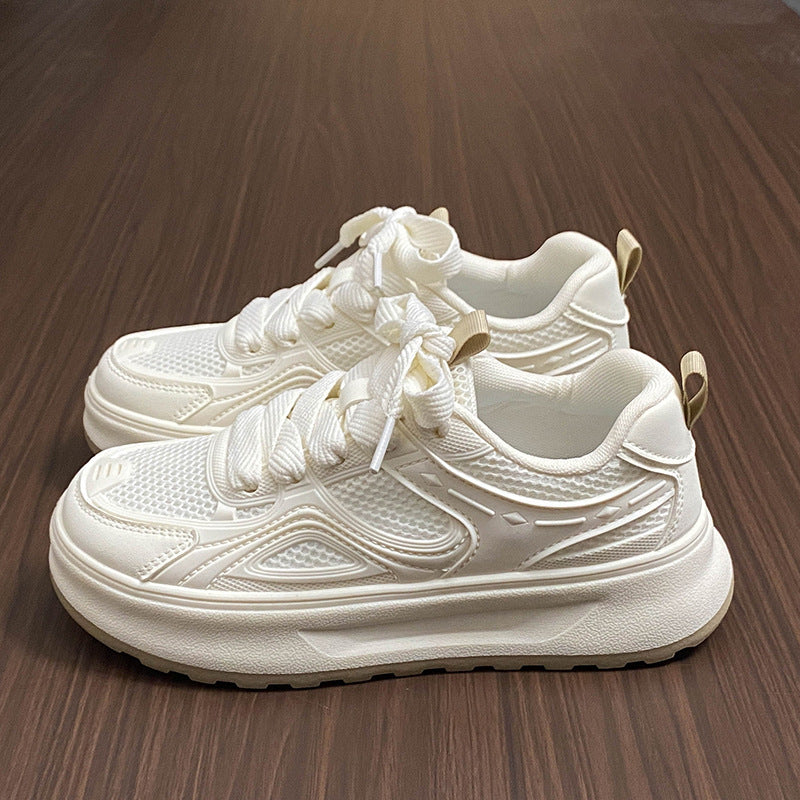Dame Sporty Sneakers med åndbar mesh-overflade og støddæmpende sål Stilla