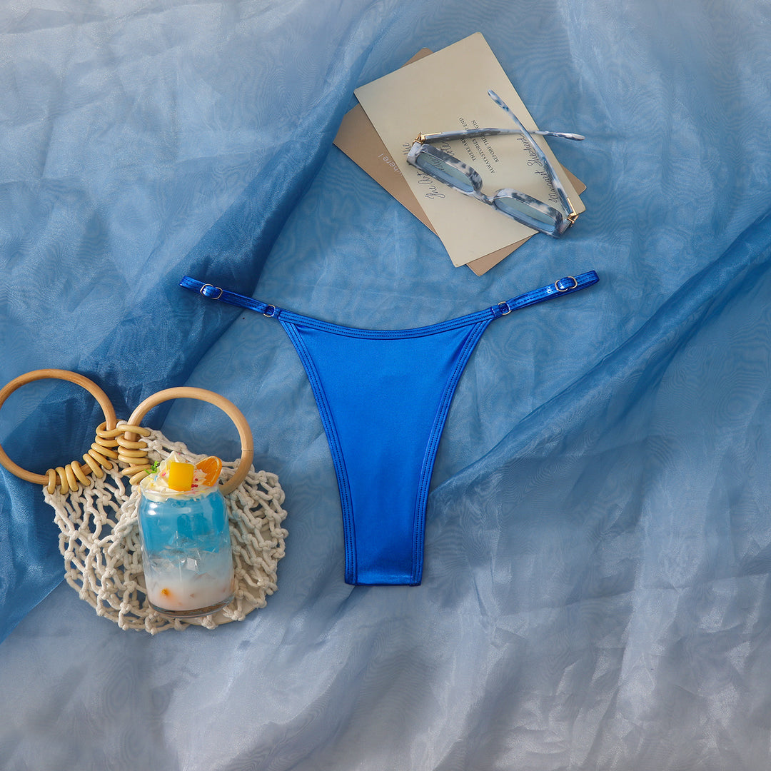 Dame Højskåret Bikini-Trusse med elegant design Skovae