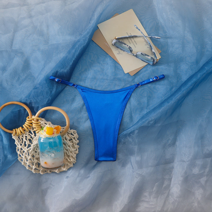 Dame Højskåret Bikini-Trusse med elegant design Skovae