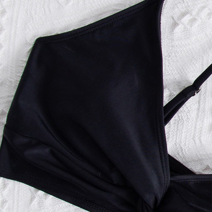 Dame sommerlig Bralette-bikinioverdel med elegant twist-detail Skovae
