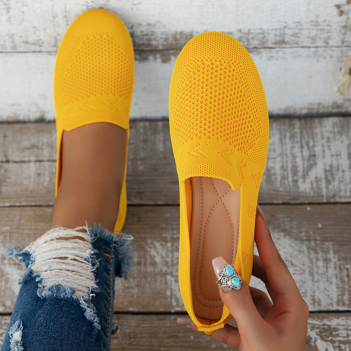 Dame Åndbare Slip-On Espadrilles med fleksibel Sål Stilla