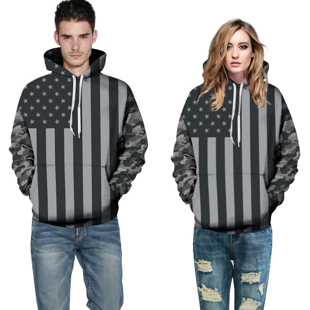 Dame hoodie med galaktisk design og unik farvekombination Stilla