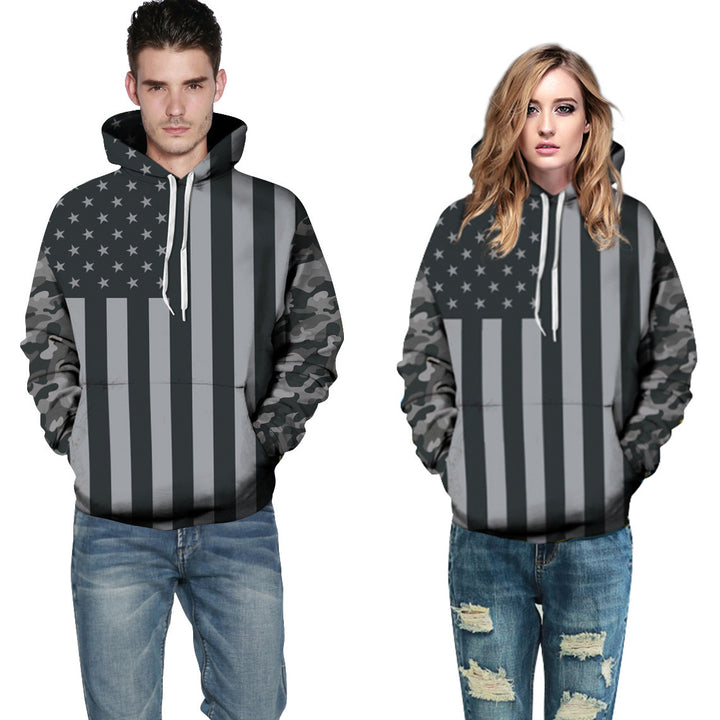 Dame hoodie med galaktisk design og unik farvekombination Stilla