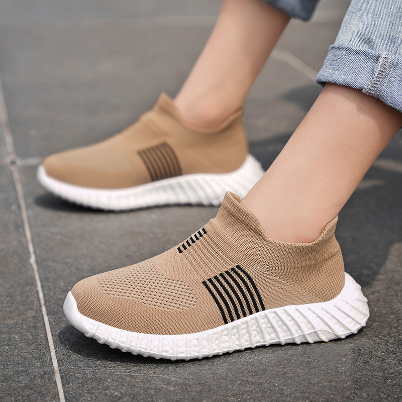 Herrer Slip-On Striksport Sneakers Stilla