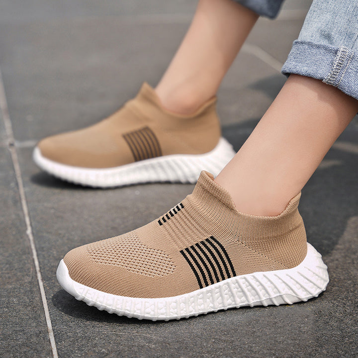 Herrer Slip-On Striksport Sneakers Stilla