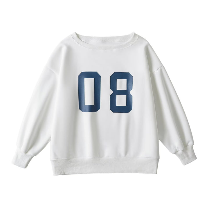 Dame Oversized Sweatshirt med sporty print og afslappet snit Stilla