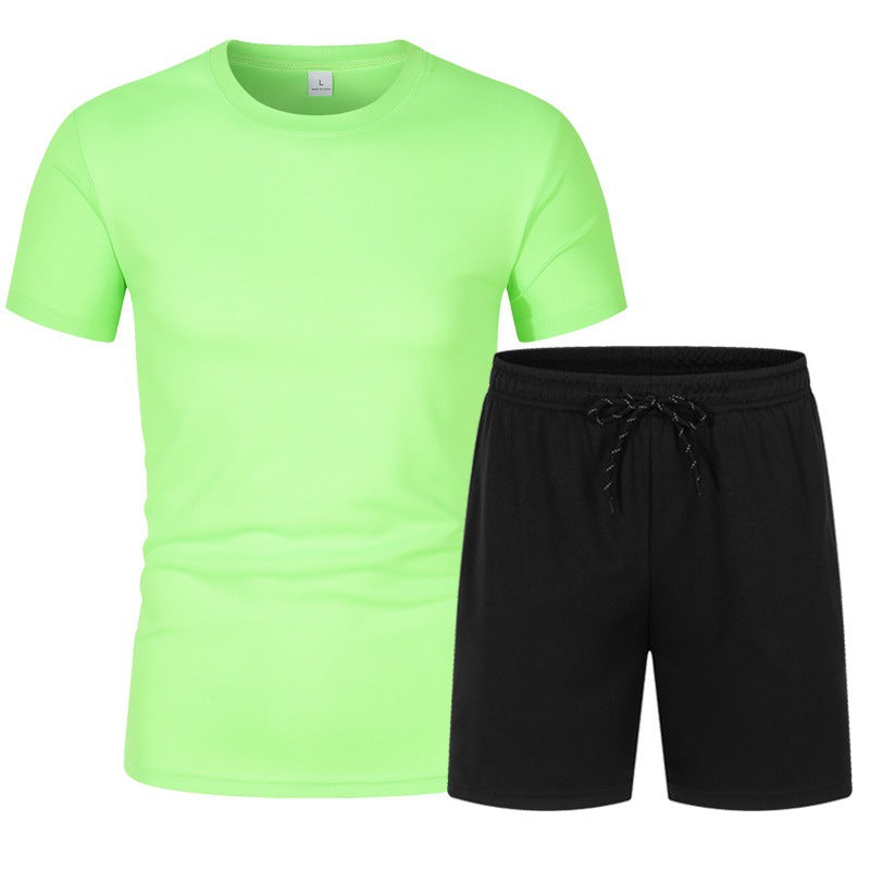 Dame Sporty T-shirt og korte træningsshorts sæt Stilla