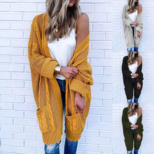 Dame cardigan i kabel strik design Stilla