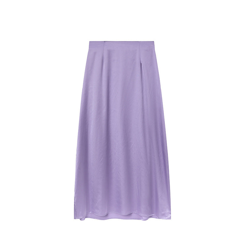 Dame Elegant Midi-Nederdel Stilla