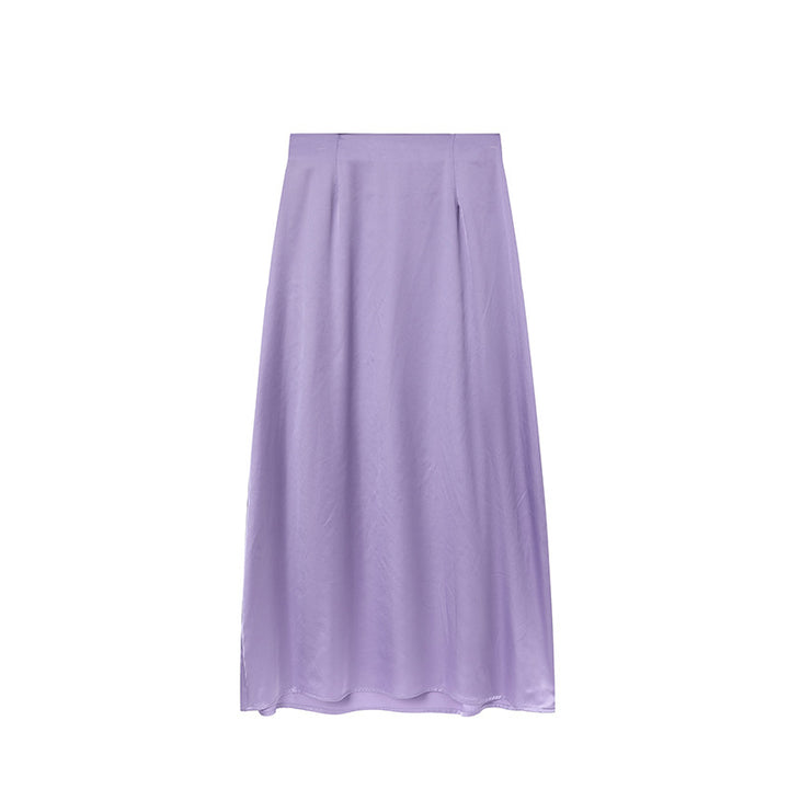 Dame Elegant Midi-Nederdel Stilla