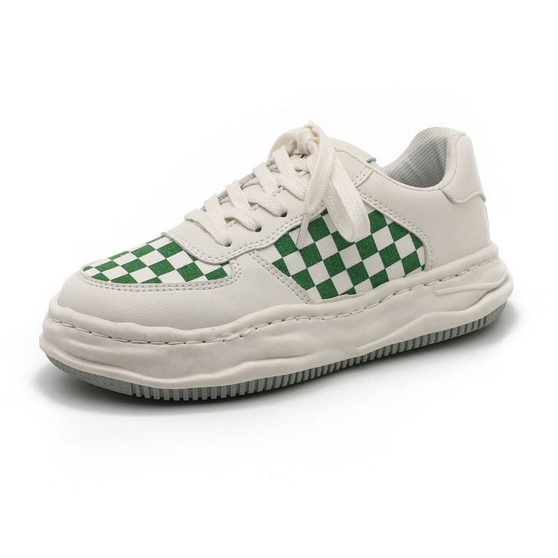 Dame Sneakers med ternet design og dæmpende sål Stilla