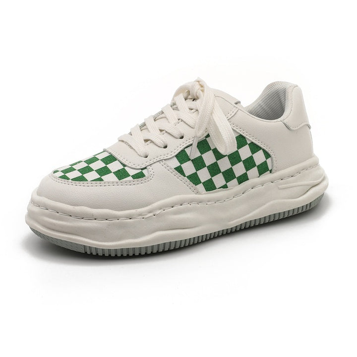 Dame Sneakers med ternet design og dæmpende sål Stilla