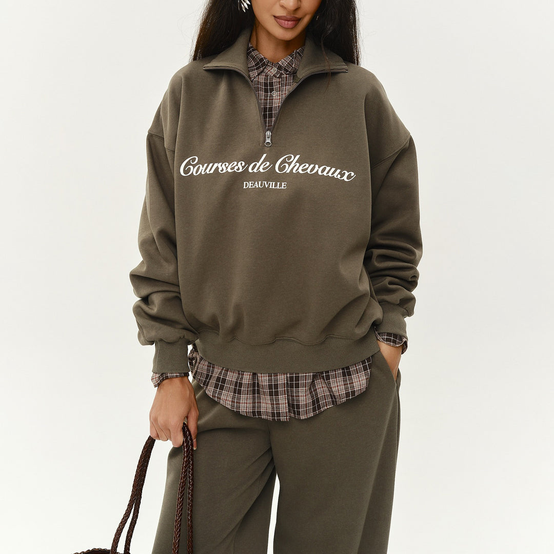 Kvinders Urban Sweatshirt med Høj Krave Stilla