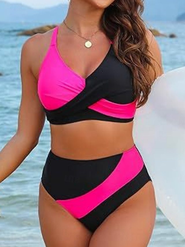 Damer Højskåret Bikini med Vame Design Skovae